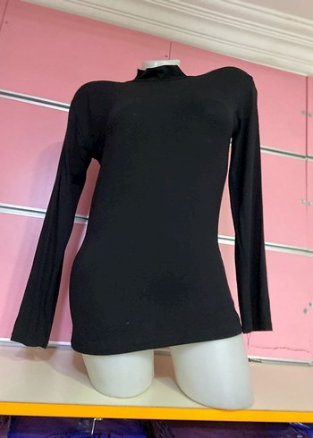Mor Yüksek Yaka Kadın Sweatshirt - Görsel 9