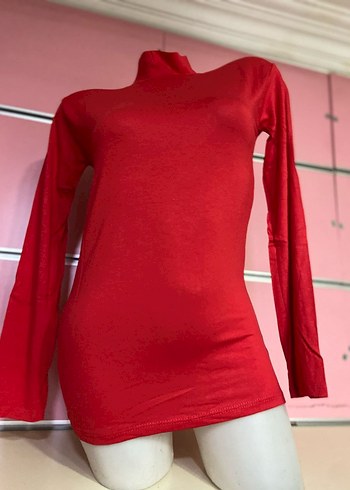 Mor Yüksek Yaka Kadın Sweatshirt - Görsel 5