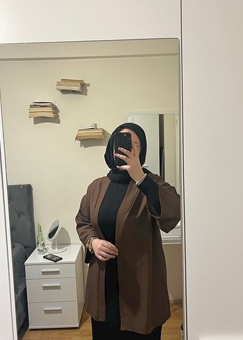 diğer Beden kahverengi Renk Kahverengi Kadın Kimono Ceket