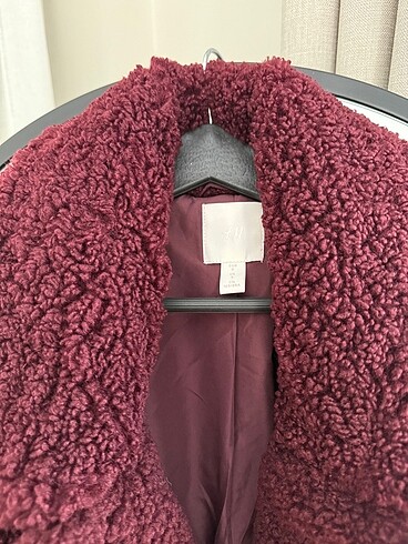 H&M Bordo kürk