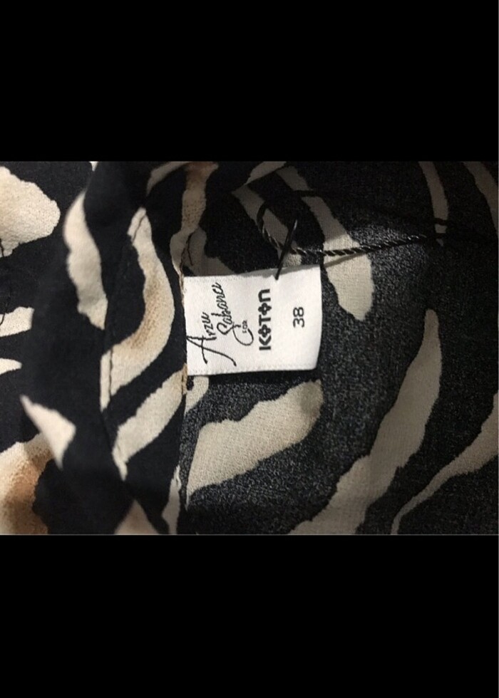 Koton leopar gömlek - Görsel 4