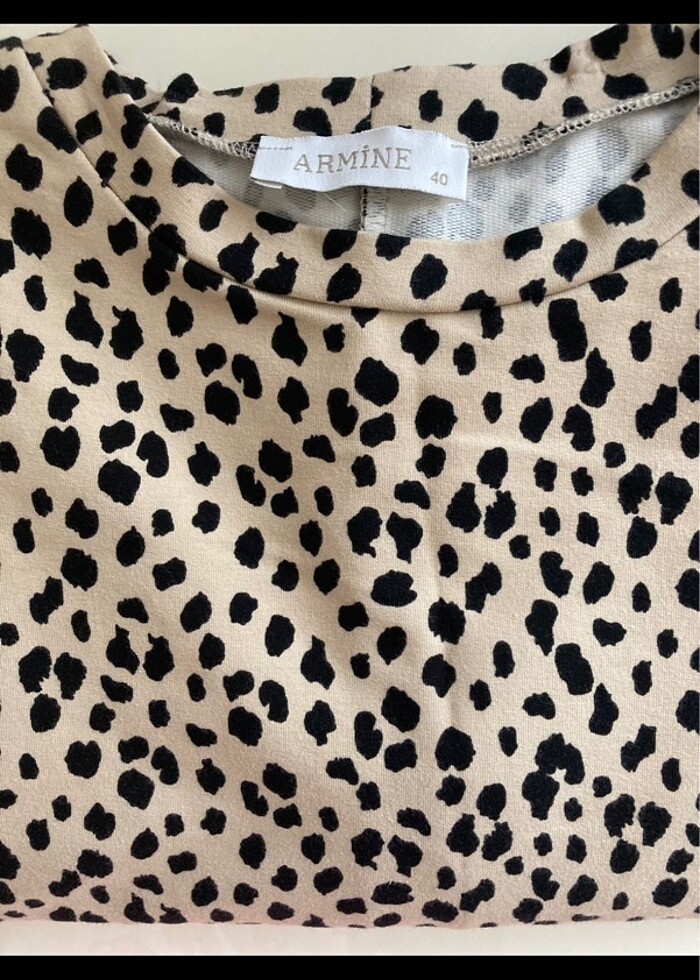Armine leopar tunik - Görsel 4