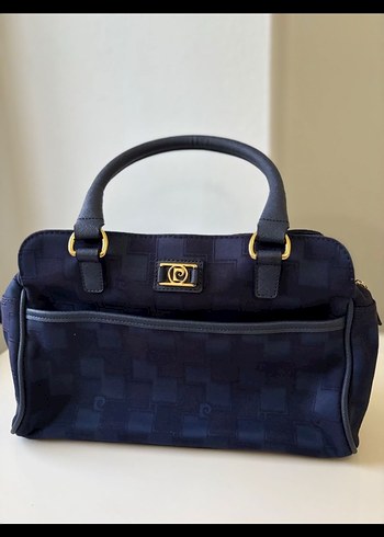 Lacivert Süet Tokalı Kadın Çanta - Görsel 2