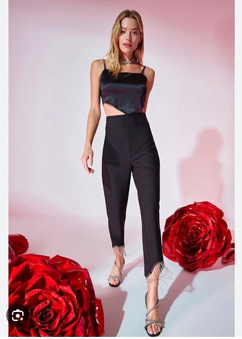 Trendyol Milla Taşlı Pantolon - Görsel 2