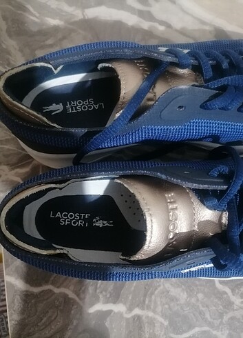 37 Beden Lacoste orjinal spor ayakkabı snekar
