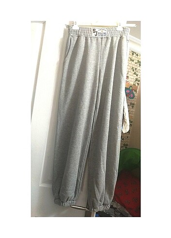 m Beden pamuklu balloon fit jogger