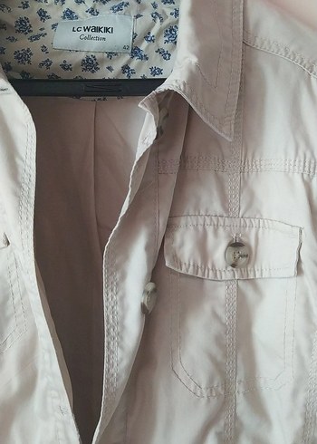 LC Waikiki Düğmeli Bej Ceket Her Mevsim Giyilebilir