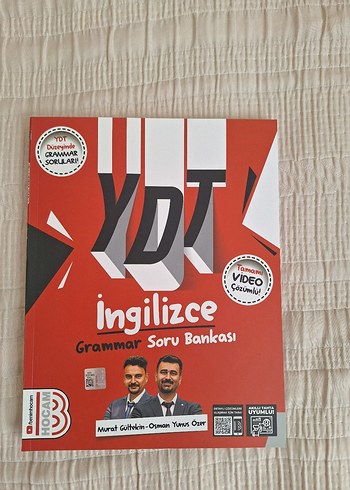 YDT İngilizce Grammar Soru Bankası Benim Hocam