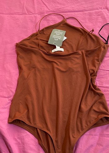 Kahverengi Strappy Kadın body - Görsel 2