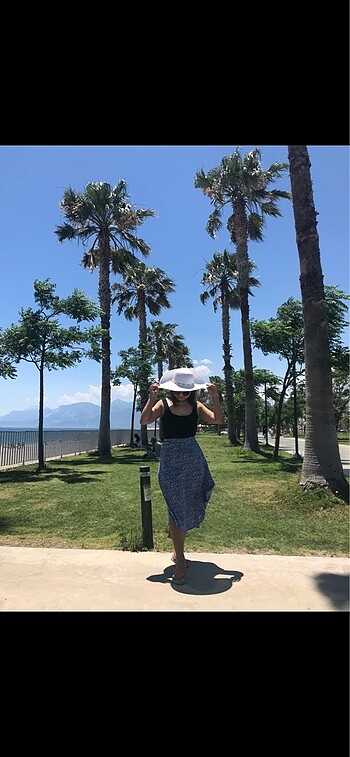 Wrap skirt tarzında etek