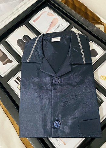 Damatlık set, Çeyiz 11 parça lacivert Beden S,M, L var - Görsel 4