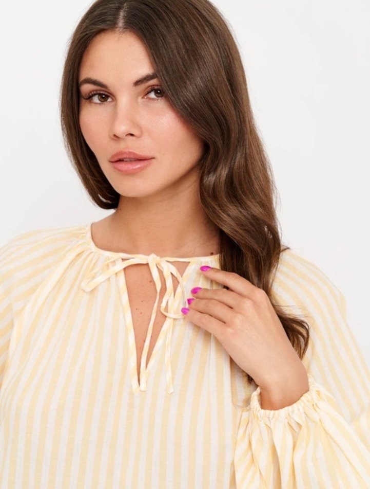 H&M Uzun Kollu Bohem Mini Elbise - Görsel 3