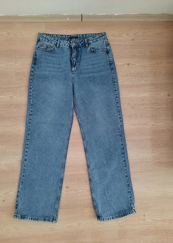 Kadın Mavi Regular Fit Denim Pantolon