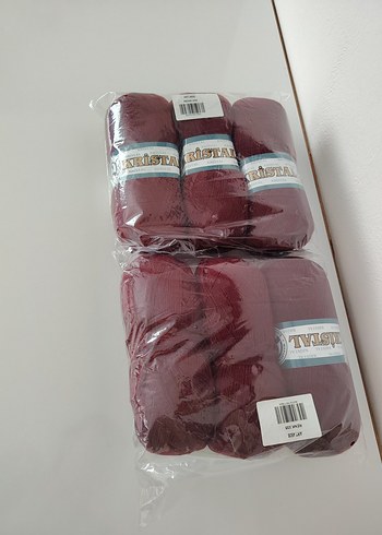 Rista Bordo El İşi İpliği Paketi - Görsel 2