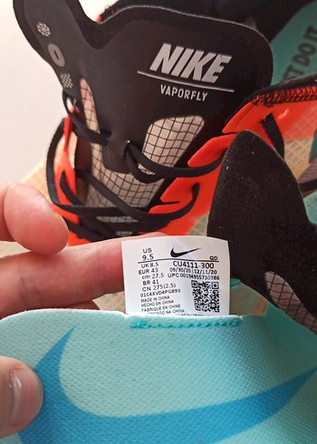 Nike VaporFly Renkli  Spor Ayakkabı. - Görsel 5