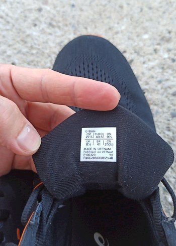 Asics Turuncu Siyah Erkek Koşu Ayakkabısı. - Görsel 6