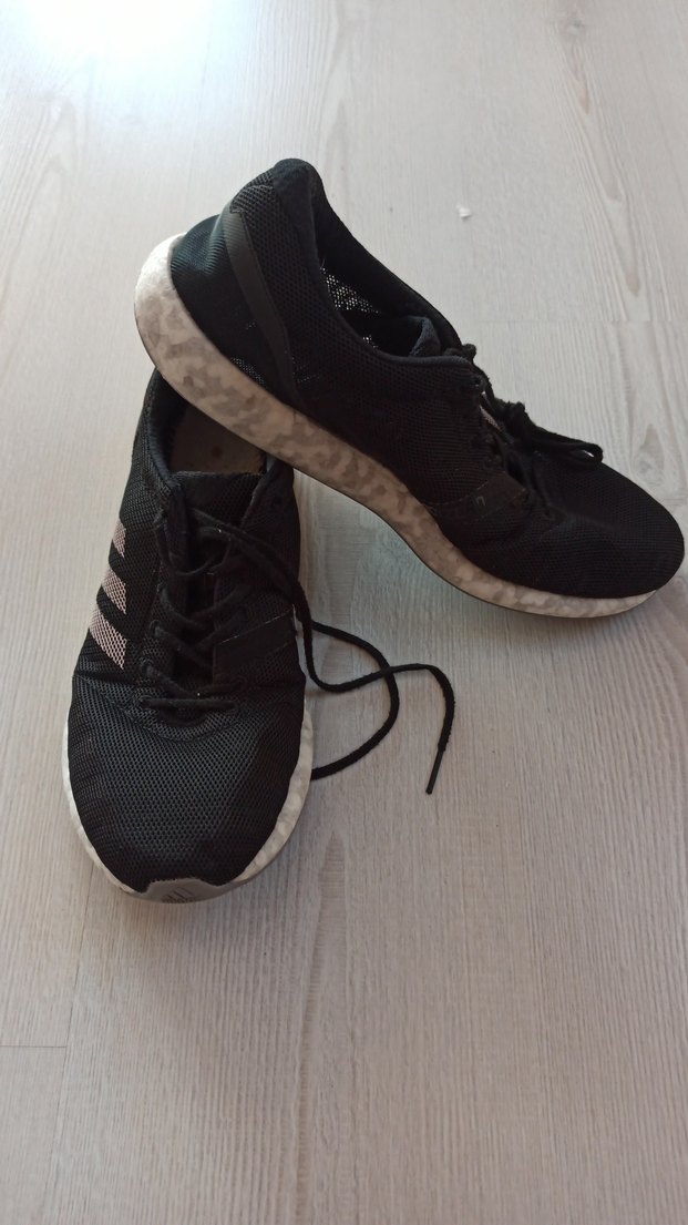 Siyah Bağcıklı  Spor Ayakkabı - Görsel 2