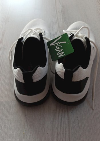 Beyaz Spor  Sneakers Velcro Detaylı. - Görsel 3