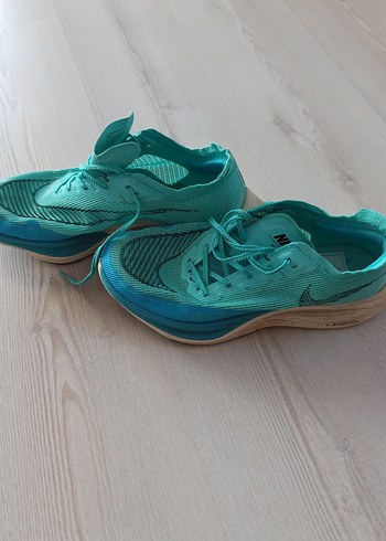 Nike Turkuaz Bağcıklı  Spor Ayakkabı. - Görsel 3