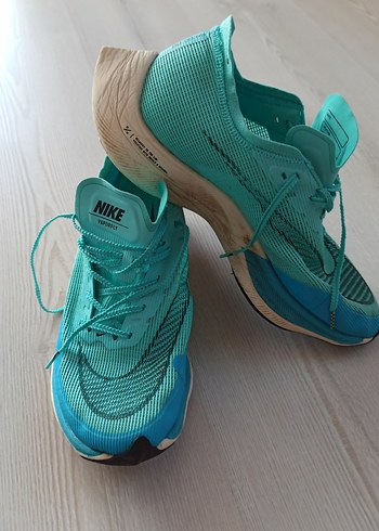 Nike Turkuaz Bağcıklı  Spor Ayakkabı. - Görsel 2