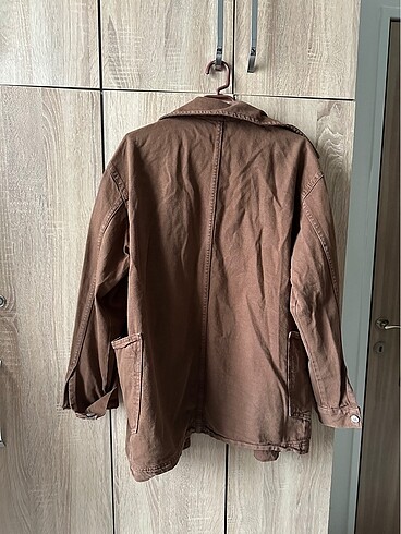 s Beden Dilvin kahverengi oversize kot ceket