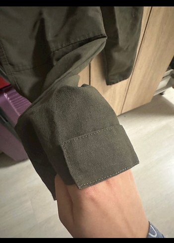 Kadın Haki  Salaş  Pantolon - Görsel 2