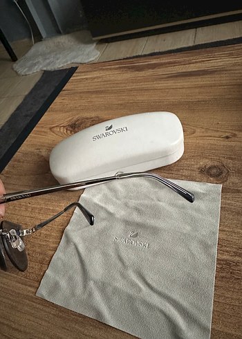 Swarovski Kadın Mavi Parlak Gözlük - Görsel 6