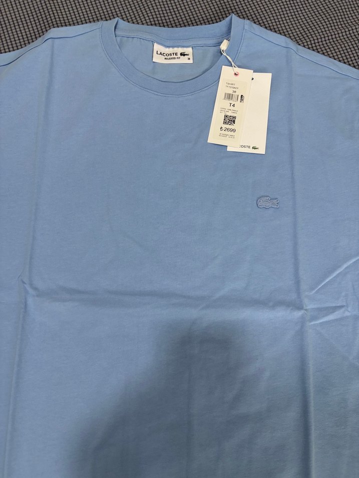 Lacoste Erkek Siyah Baskılı Tişört - Görsel 5