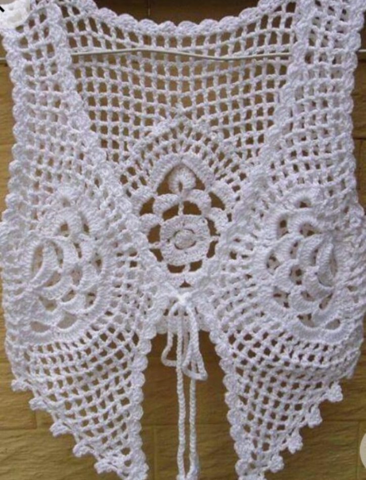 Yeşil Örgü Tığ İşi Bohem Kadın Süveter - Görsel 3