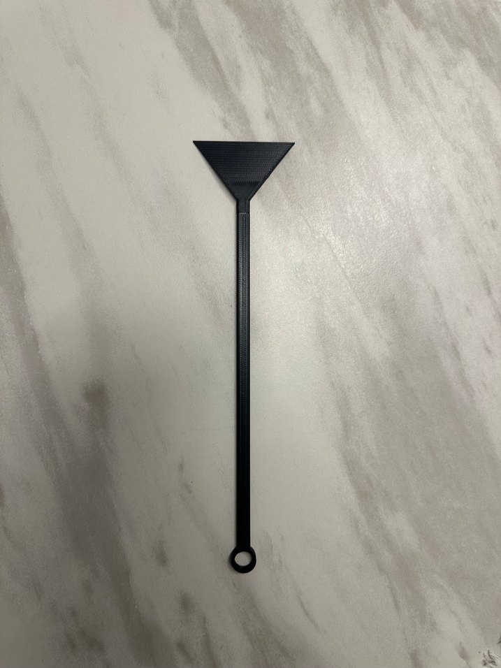 Akvaryum Camı Siyah Plastik Temizleme Aleti - Görsel 2