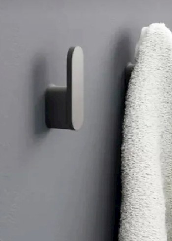 Siyah Havlu El Havlusu Askılık - Görsel 2