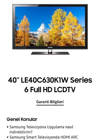 Samsung TV 40 inç Sıfır ayarında - Görsel 7