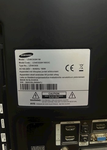 Samsung TV 40 inç Sıfır ayarında - Görsel 3