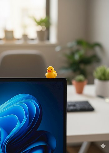 Sarı Küçük Ördek Figürü 2 cm - Görsel 3