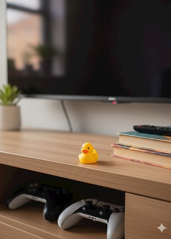 Sarı Küçük Ördek Figürü 2 cm - Görsel 5