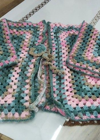 Hırka bohem el emegi Altıgen - Görsel 2