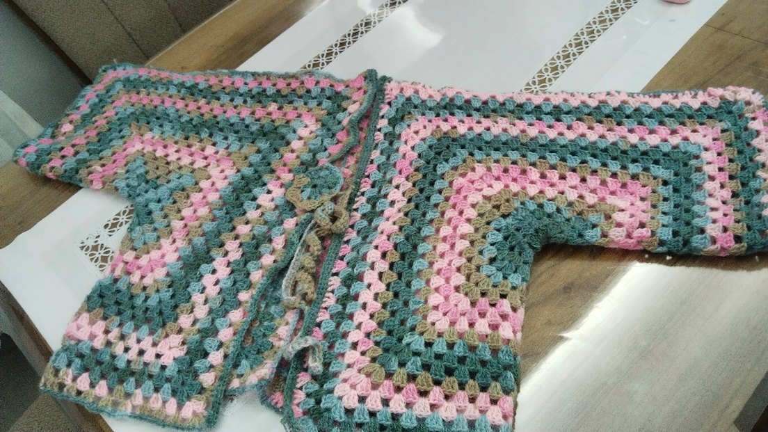 Hırka bohem el emegi Altıgen - Görsel 3