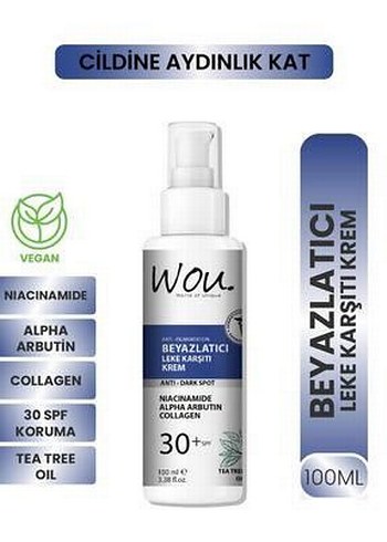 Wou Beyazlatıcı Leke Karşıtı Krem 100 ml