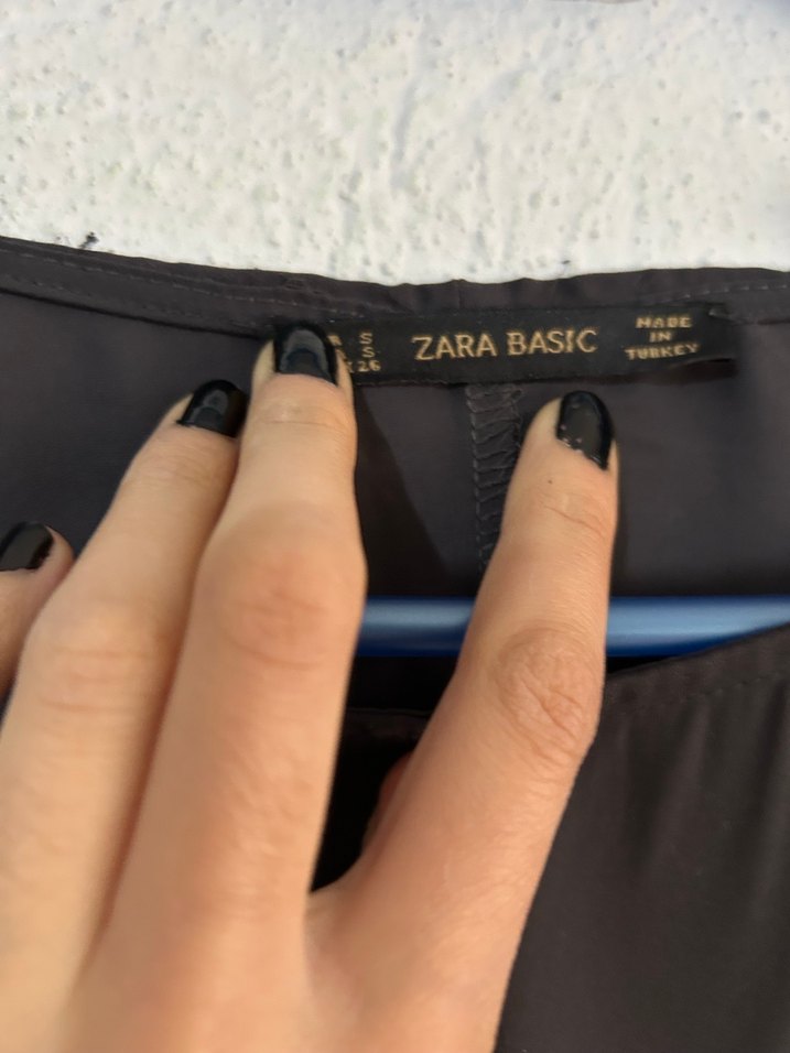 Dantel Detaylı Siyah Kadın Bluz - Görsel 2