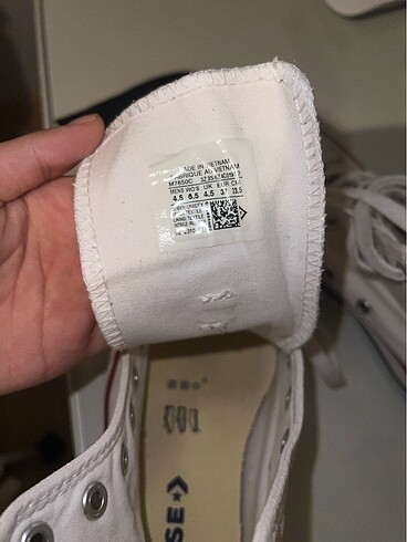 37 Beden beyaz Renk Converse
