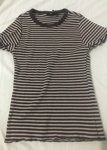 Kahverengi Çizgili Body
