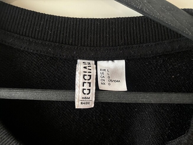 H&M H&M Divided Basic Siyah Sweatshirt
