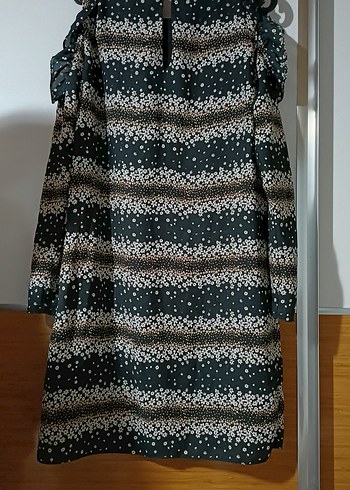 Kadın Çiçekli midi elbise - Görsel 2