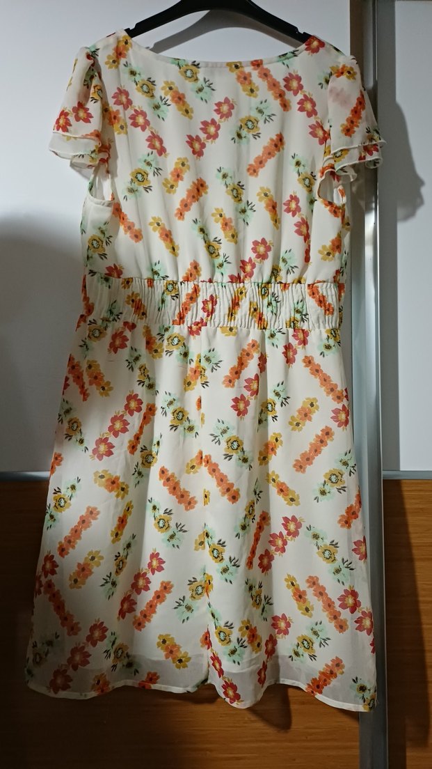 Çiçek Desenli Bohem Midi Elbise - Görsel 2