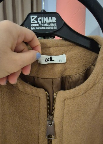 Kahve Midi Kadın Yün Kaban - Görsel 6
