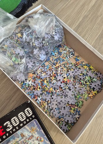 Anatolian 3000 Parça Dünya Haritası Puzzle