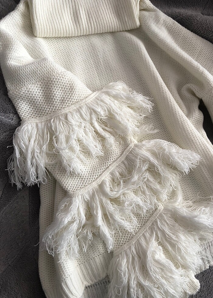 Boğazlı tasarım Kazak - Görsel 2