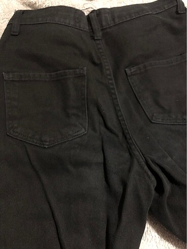 Siyah kargo pantolon - Görsel 5