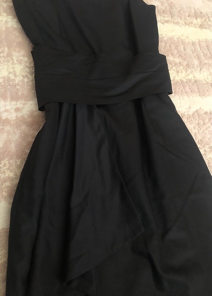 Mezuniyet özel gün elbisesi siyah - Görsel 2