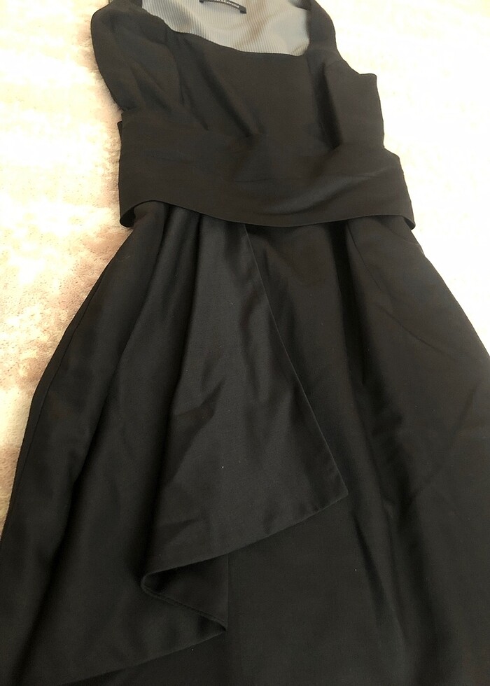 Mezuniyet özel gün elbisesi siyah - Görsel 3